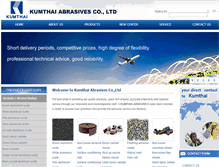 Tablet Screenshot of kumthai-abrasives.com